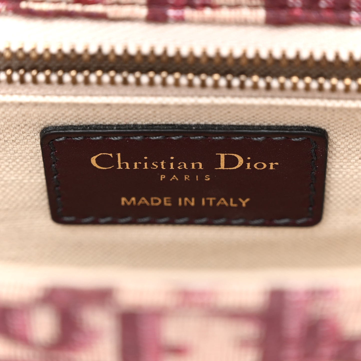 Oblique Dioraddict Flap Bag Burgundy