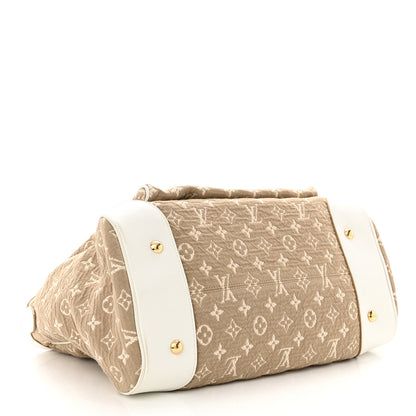 Louis Vuitton Monogram Sabbia Cabas GM White 4 of 15