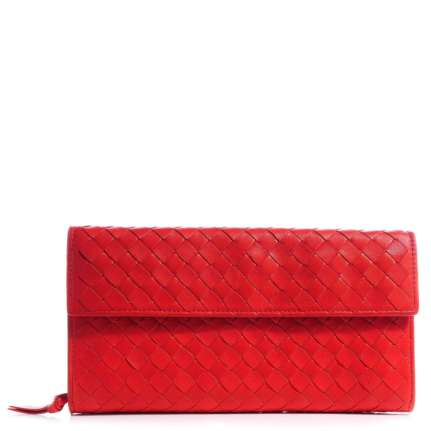 Nappa Intrecciato Continental Flap Wallet