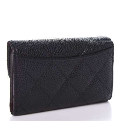 Chanel Caviar Quilted 6 Key Holder Black 5 of 16