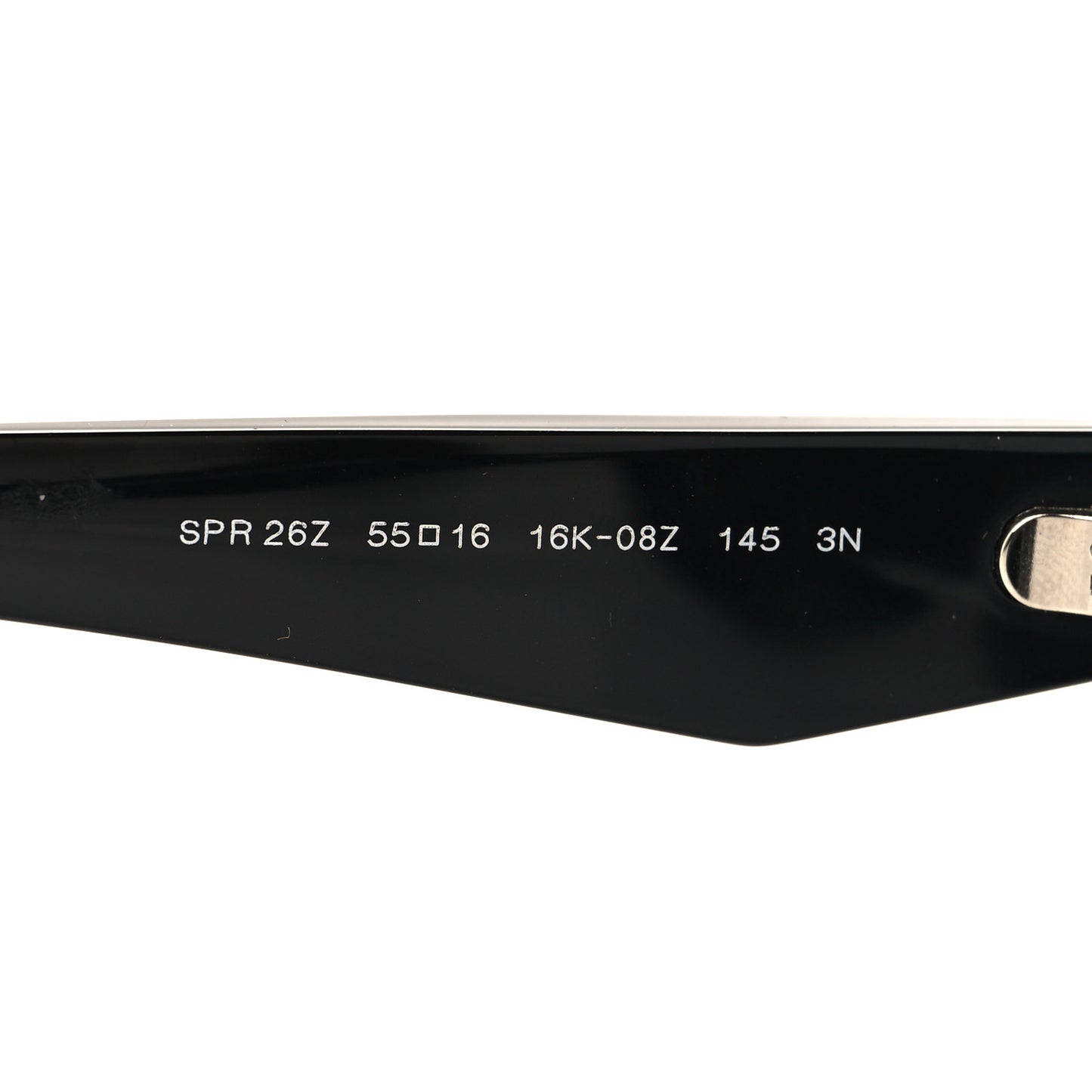 Acetate Oval Sunglasses SPR 26Z Black