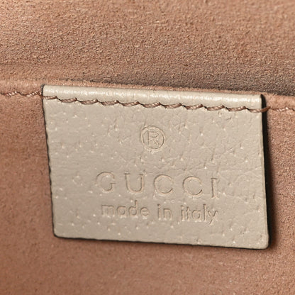 Gucci GG Supreme Monogram Textured Calfskin Web Mini Ophidia Shoulder Bag Beige Ebony Mystic White 6 of 9