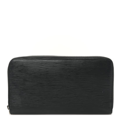Louis Vuitton Epi Zippy Organizer Wallet Black 1 of 8
