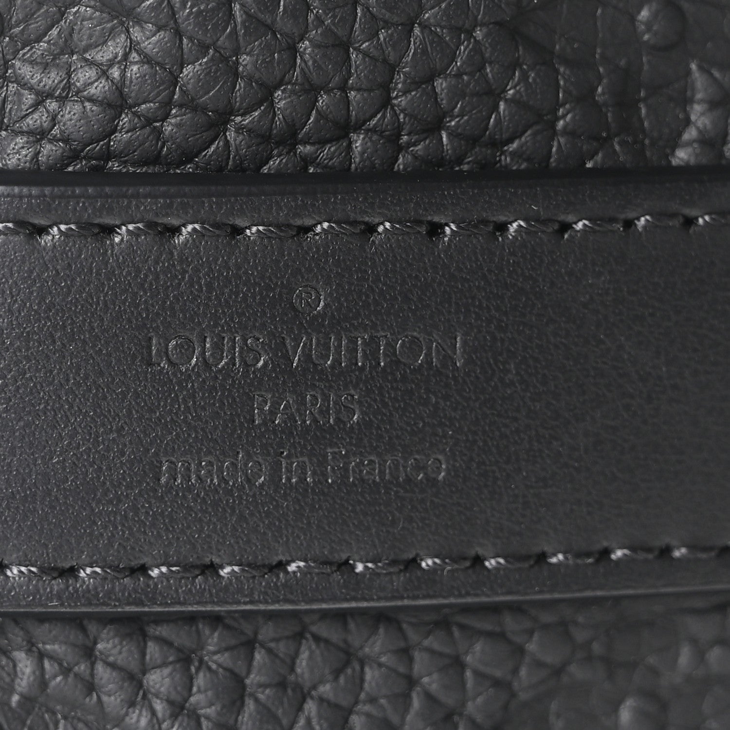 Louis Vuitton Monogram Taurillon Keepall Bandouliere 25 Black 6 of 10