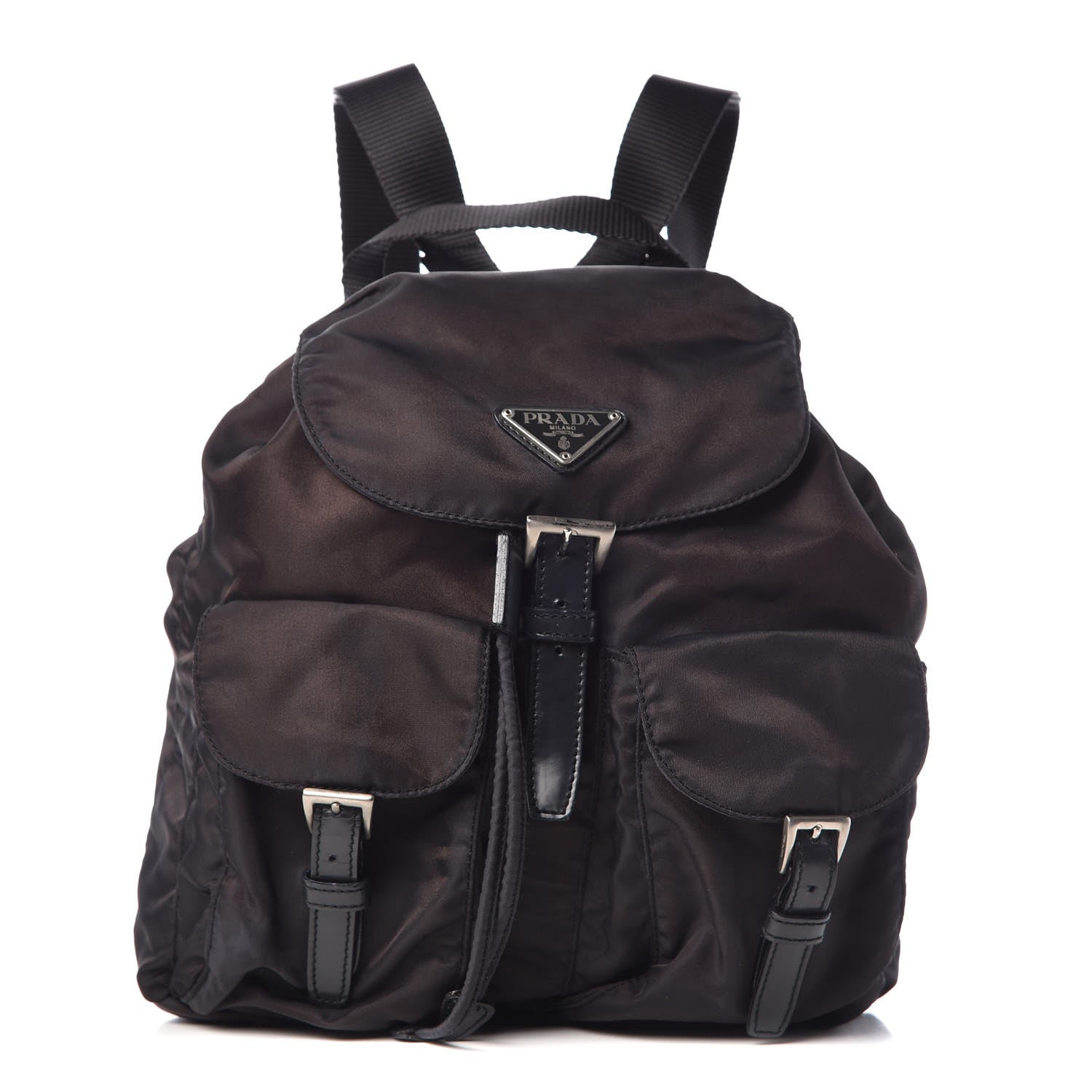 Prada Tessuto Nylon Vela Small Backpack Anthracite 1 of 10