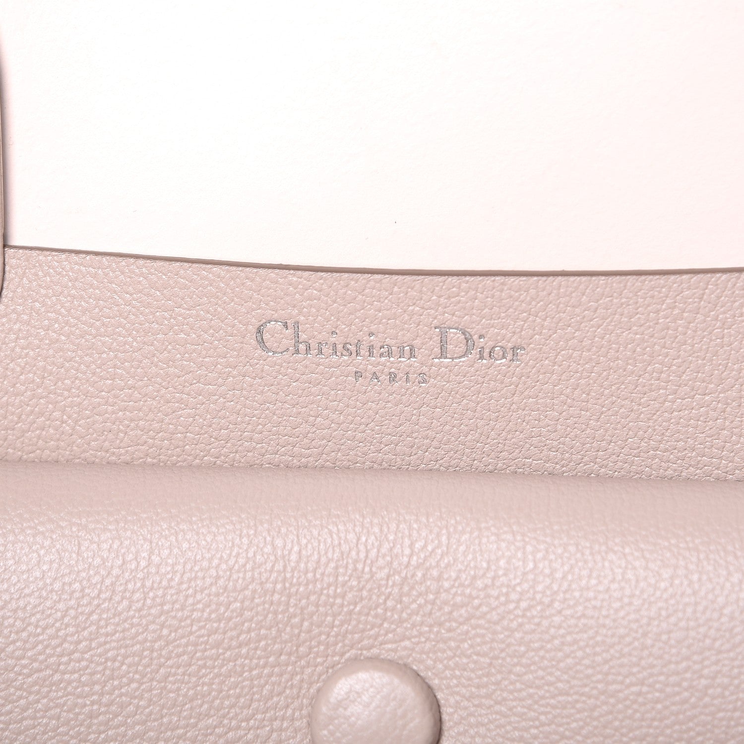 Christian Dior Supple Grained Calfskin Large Open Bar Tote Rose Poudre 7 of 12