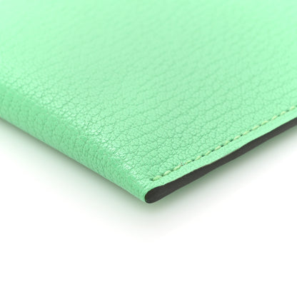 Hermes Chevre Chamkila Tarmac PM Passport Holder Vert Comics 8 of 9