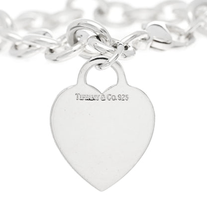 Tiffany Sterling Silver Heart Tag Charm Bracelet 3 of 3