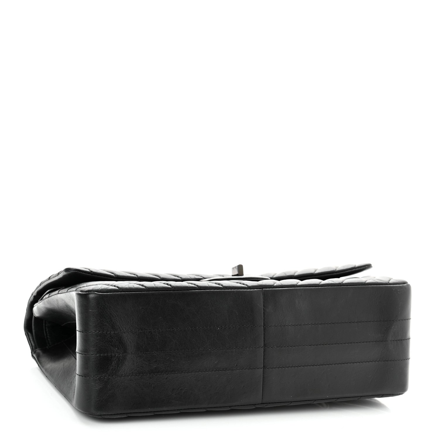 Chanel Aged Calfskin Chevron Quilted 2.55 Reissue 226 So Black 4 of 11