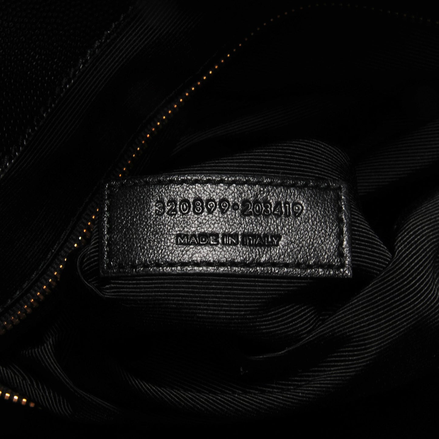 Grain de Poudre North/South Medium Museum Tote Black