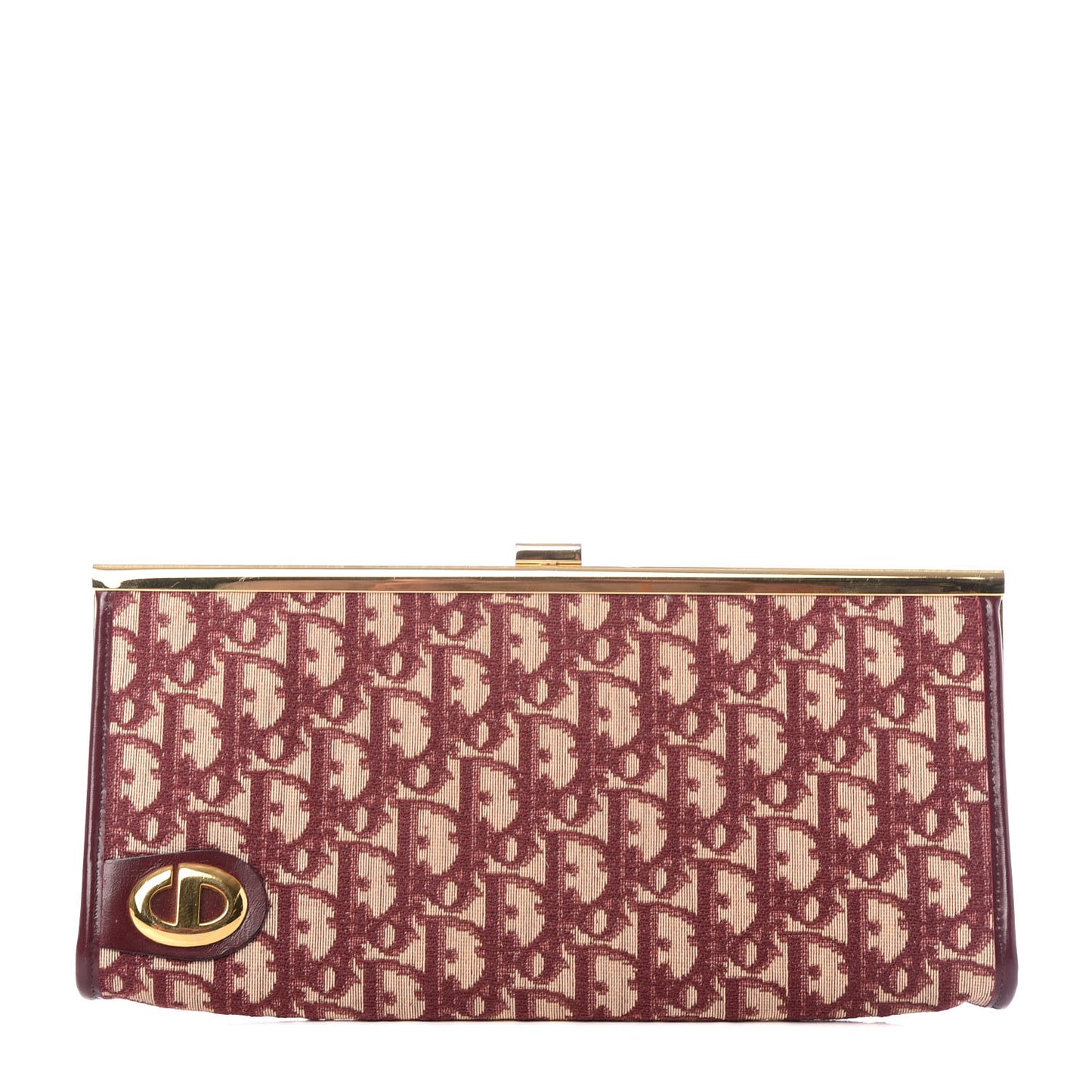 Monogram Clutch Burgundy
