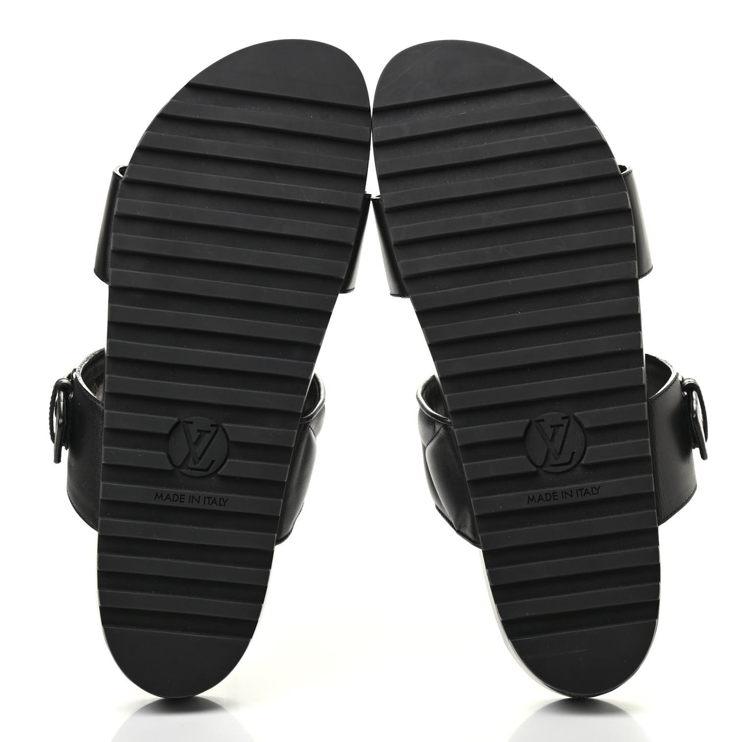 Calfskin New Wave Bom Dia Mule Sandals 40 Black