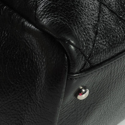 Chanel Glazed Calfskin Large On The Road Large Frame Tote Black 9 of 9