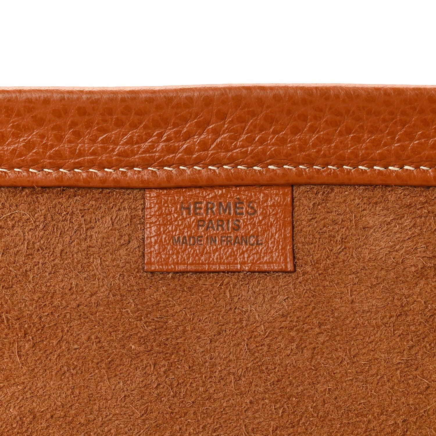 Hermes Taurillon Clemence Kaba GM Gold 5 of 11