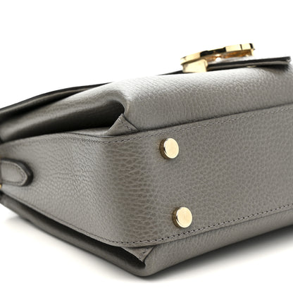 Gucci Dollar Calfskin Interlocking G Top Handle Shoulder Bag Loess 9 of 11