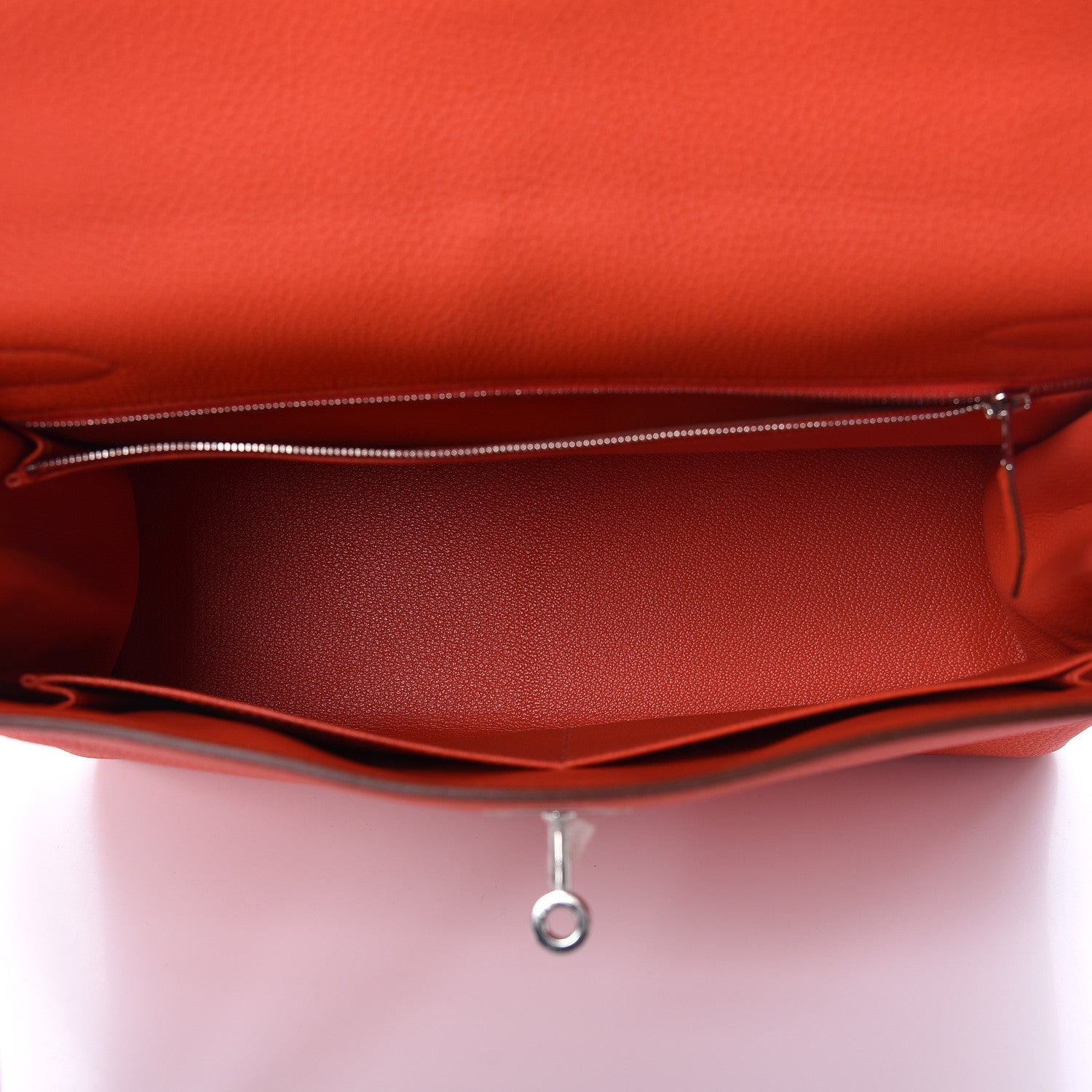 Hermes Togo Kelly Retourne 32 Capucine 5 of 11