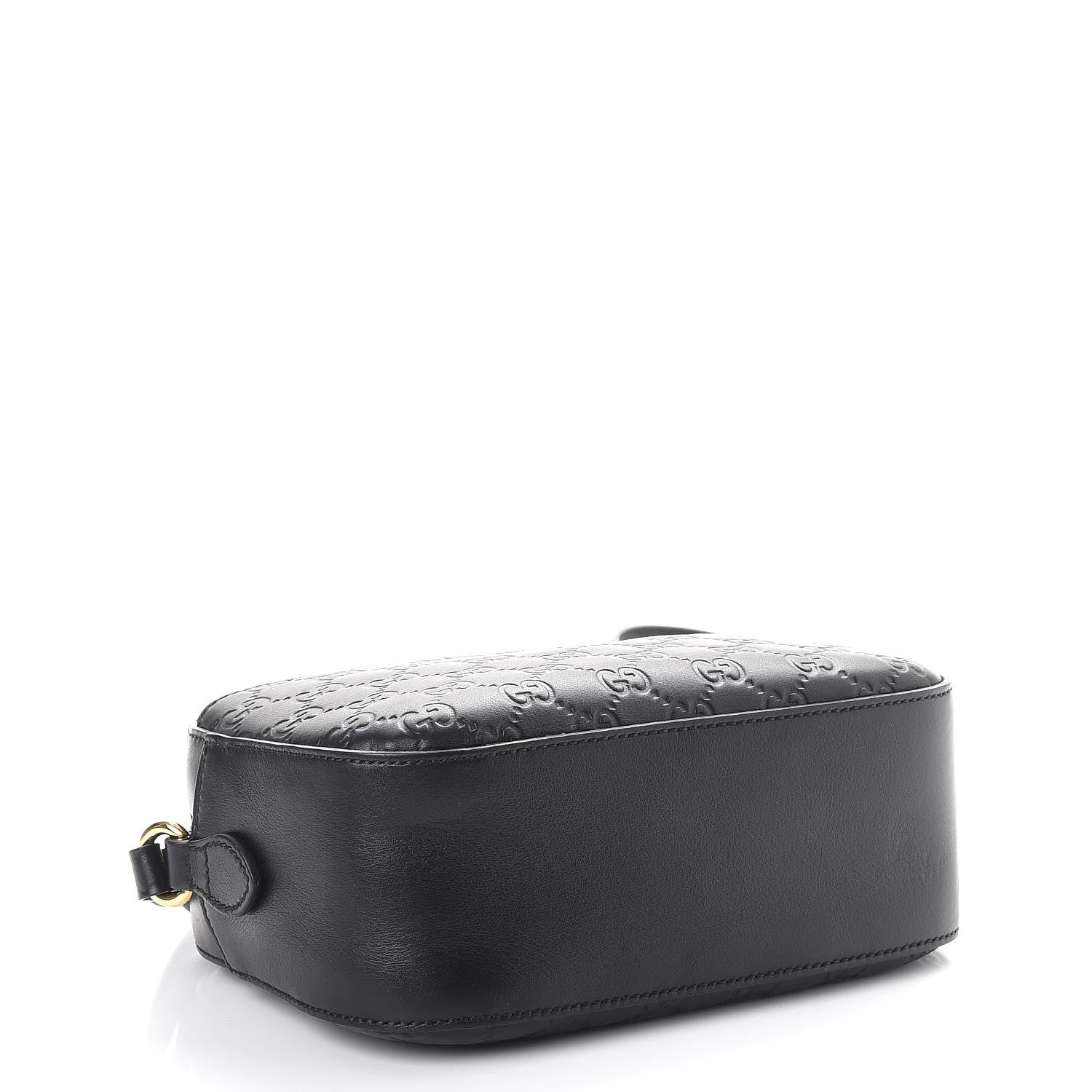 Gucci Guccissima Signature Small Camera Bag Black 4 of 7