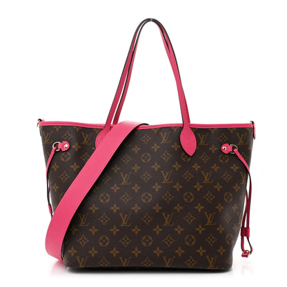 Louis Vuitton Monogram Inside Out Neverfull Bandouliere MM Rose Pondichery 1 of 16