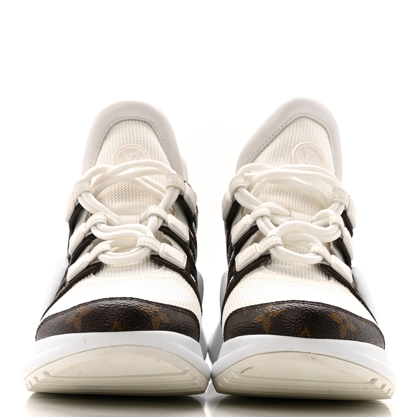 Patent Monogram LV Archlight Sneakers 38 White