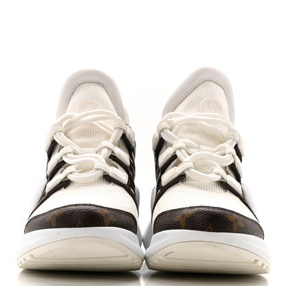 Louis Vuitton Patent Monogram LV Archlight Sneakers 38 White 2 of 12
