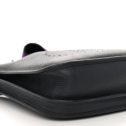 Hermes Taurillon Clemence Amazone Evelyne III GM Bleu Obscur Ultraviolet 9 of 11