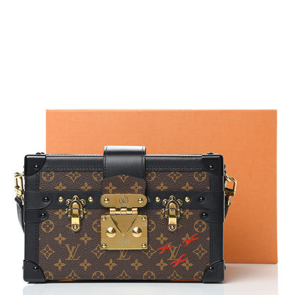 Louis Vuitton Monogram Petite Malle Black 10 of 10