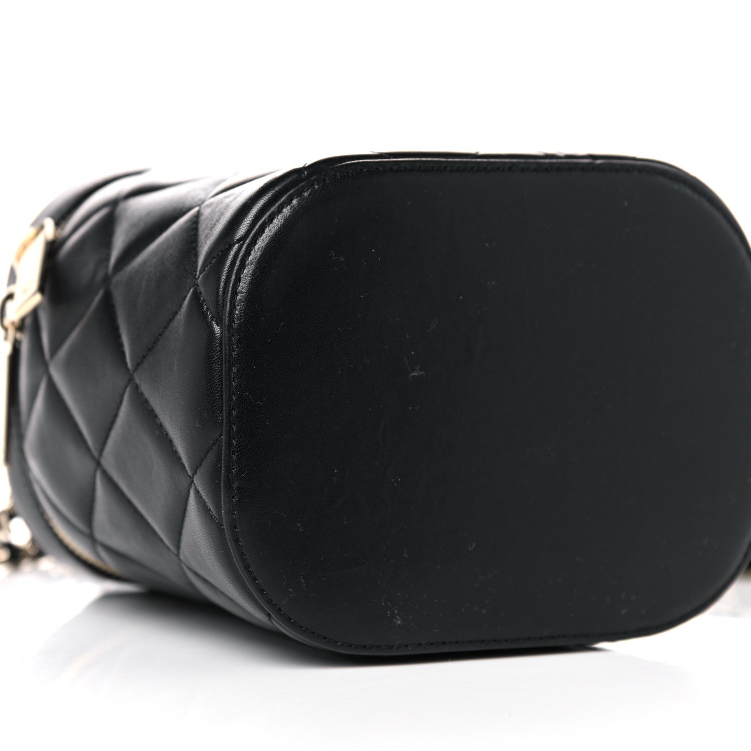 Chanel Lambskin Quilted Trendy Vanity Case Black 8 of 9