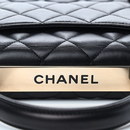 Chanel Lambskin Quilted Small Trendy CC Dual Handle Flap Bag Black 11 of 11