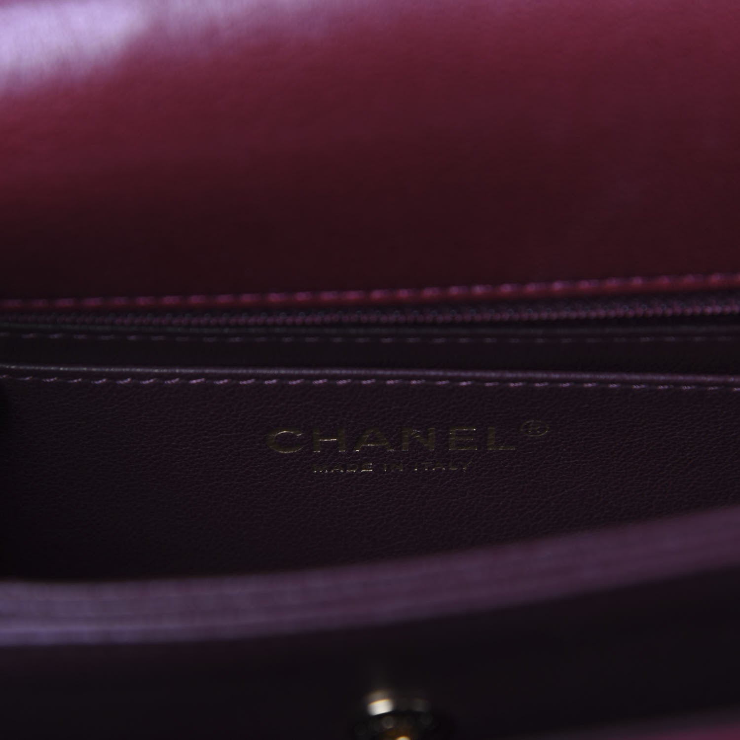 Chanel Lambskin Quilted Jumbo Coco Vintage Flap Burgundy 8 of 11
