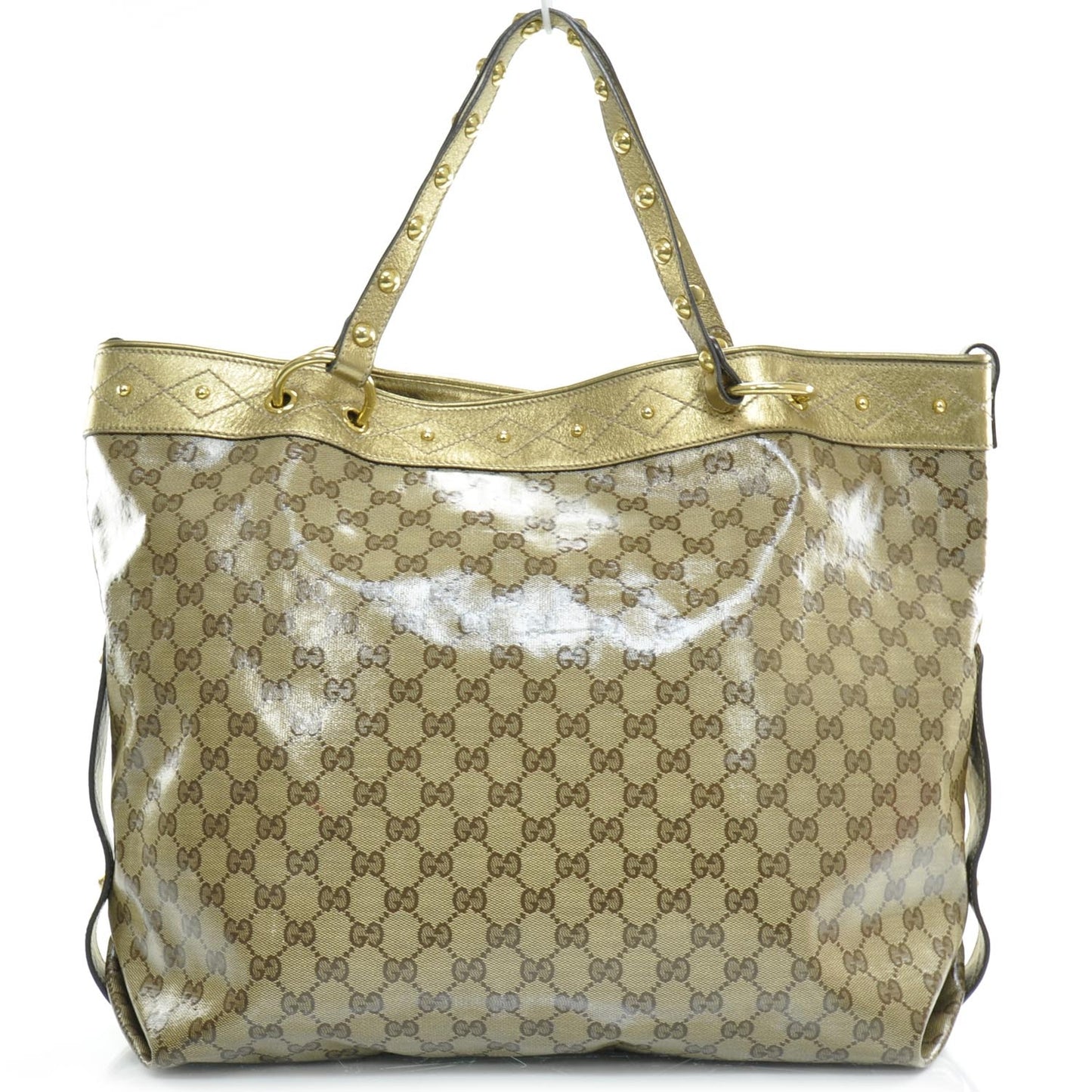 Crystal Monogram Studded Irina Tote