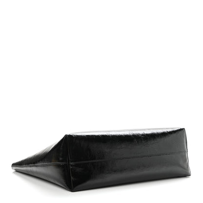 Saint Laurent Patent Calfskin Large Shopping Tote Black 5 of 14