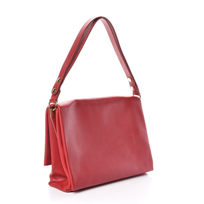 Celine Calfskin Blade Flap Bright Red 3 of 9