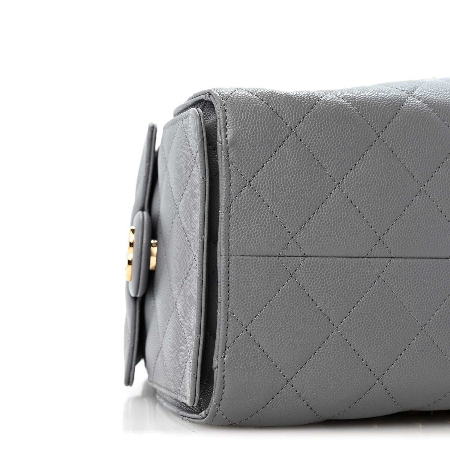 Chanel Caviar Quilted Small Chanel 25 Handbag Dark Grey 9 of 11