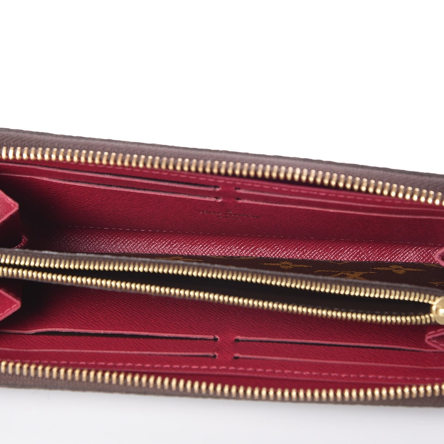 Monogram Clemence Wallet Fuchsia