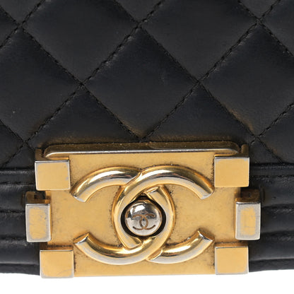 Chanel Lambskin Quilted Large Boy Flap Black 25 of 25