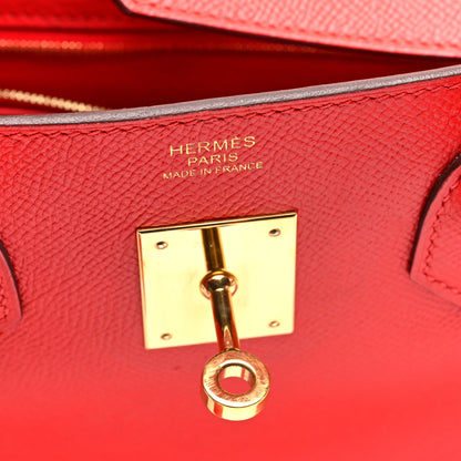 Hermes Epsom BIRKIN 30 Rouge de Coeur 6 of 10
