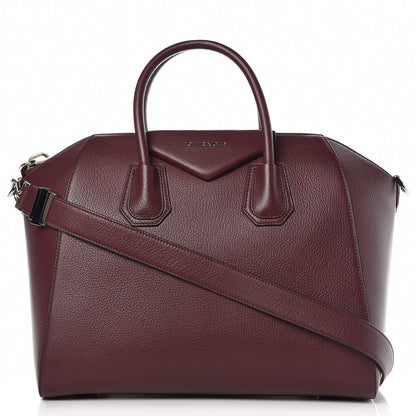 Givenchy Sugar Goatskin Medium Antigona Oxblood 1 of 7