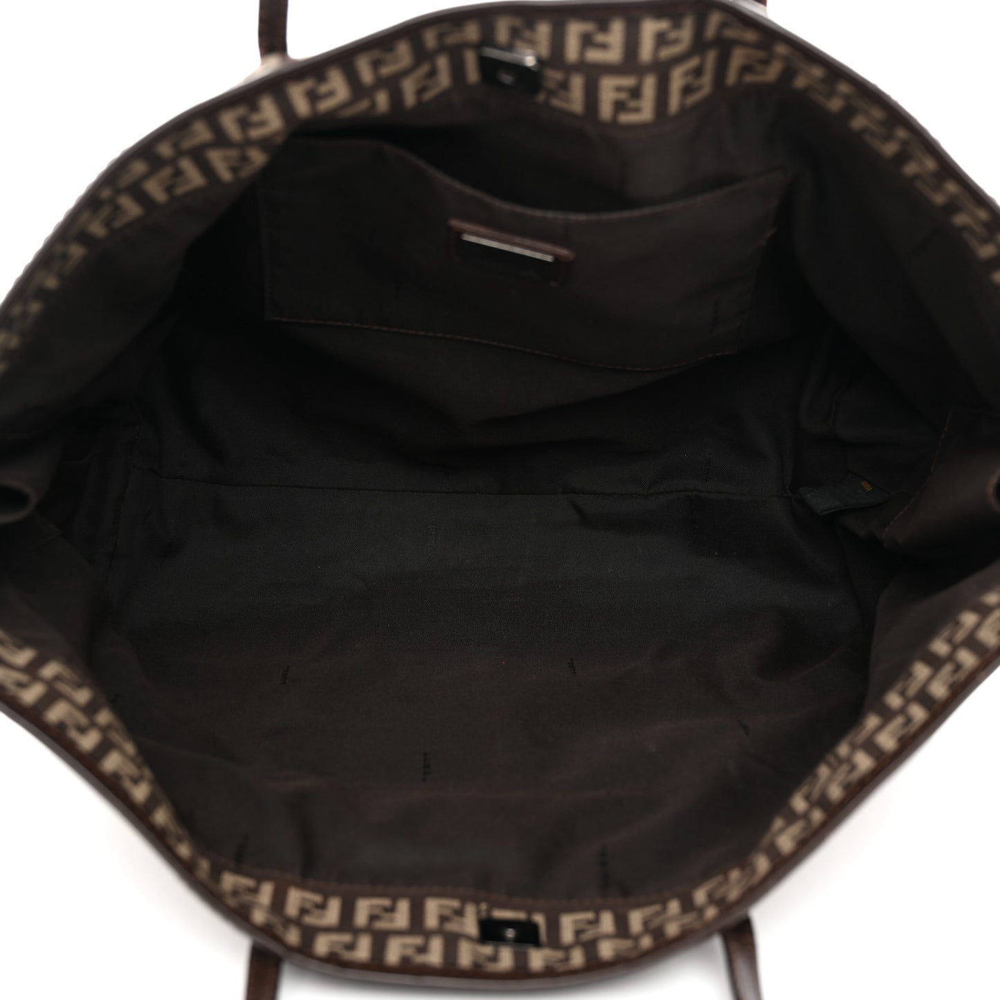 Zucchino Vitello Roll Tote Testa di Moro Beige
