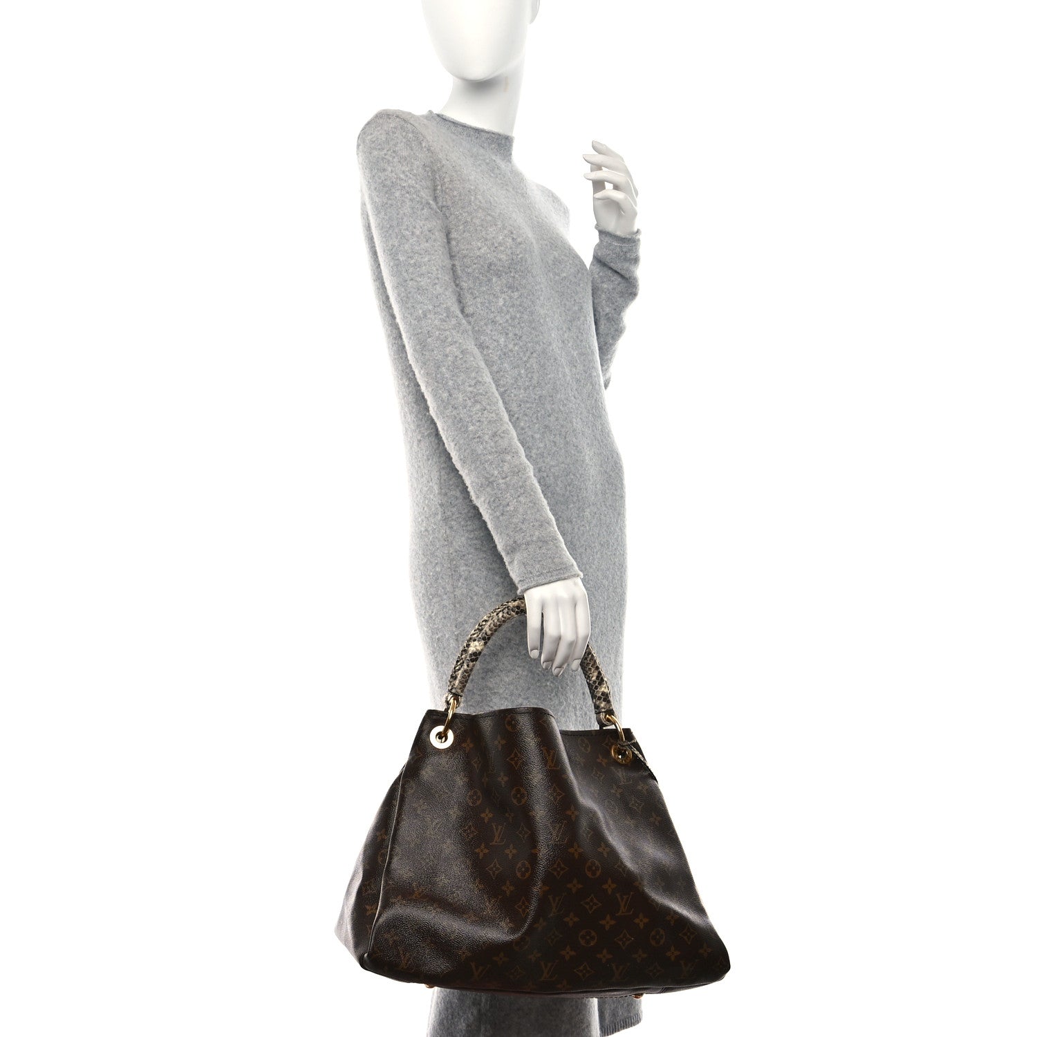 Louis Vuitton Snakeskin Monogram Artsy MM 2 of 8