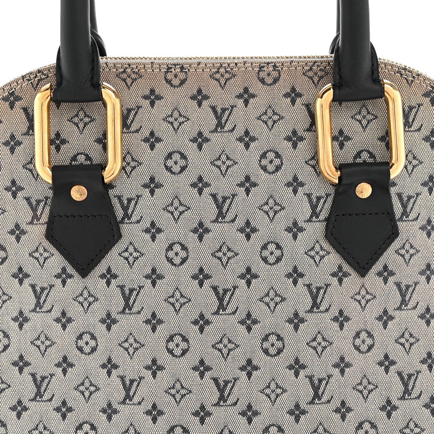 Louis Vuitton Mini Monogram Alma Haut Tote Blue 8 of 15