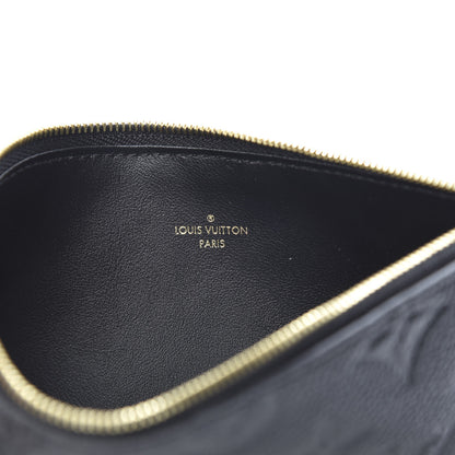 Louis Vuitton Empreinte Felicie Chain Wallet Zippered Insert Black 6 of 7