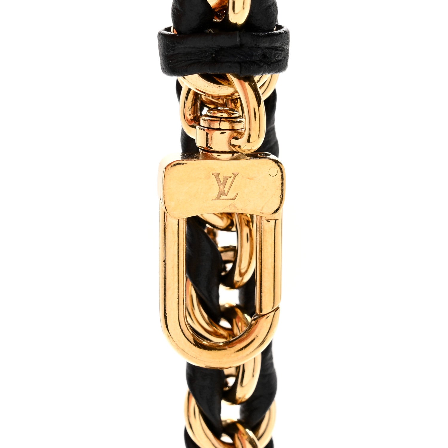 Louis Vuitton Calfskin Multi Pochette Chain Shoulder Strap Black Gold 3 of 3