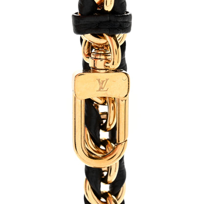 Louis Vuitton Calfskin Multi Pochette Chain Shoulder Strap Black Gold 3 of 3