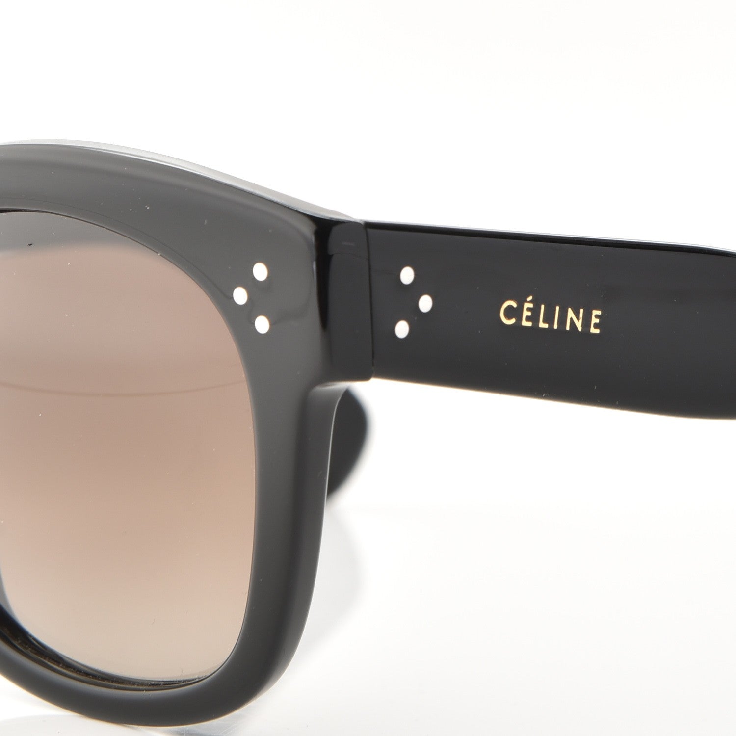 Celine New Audrey Sunglasses CL 41805/S Black 7 of 10