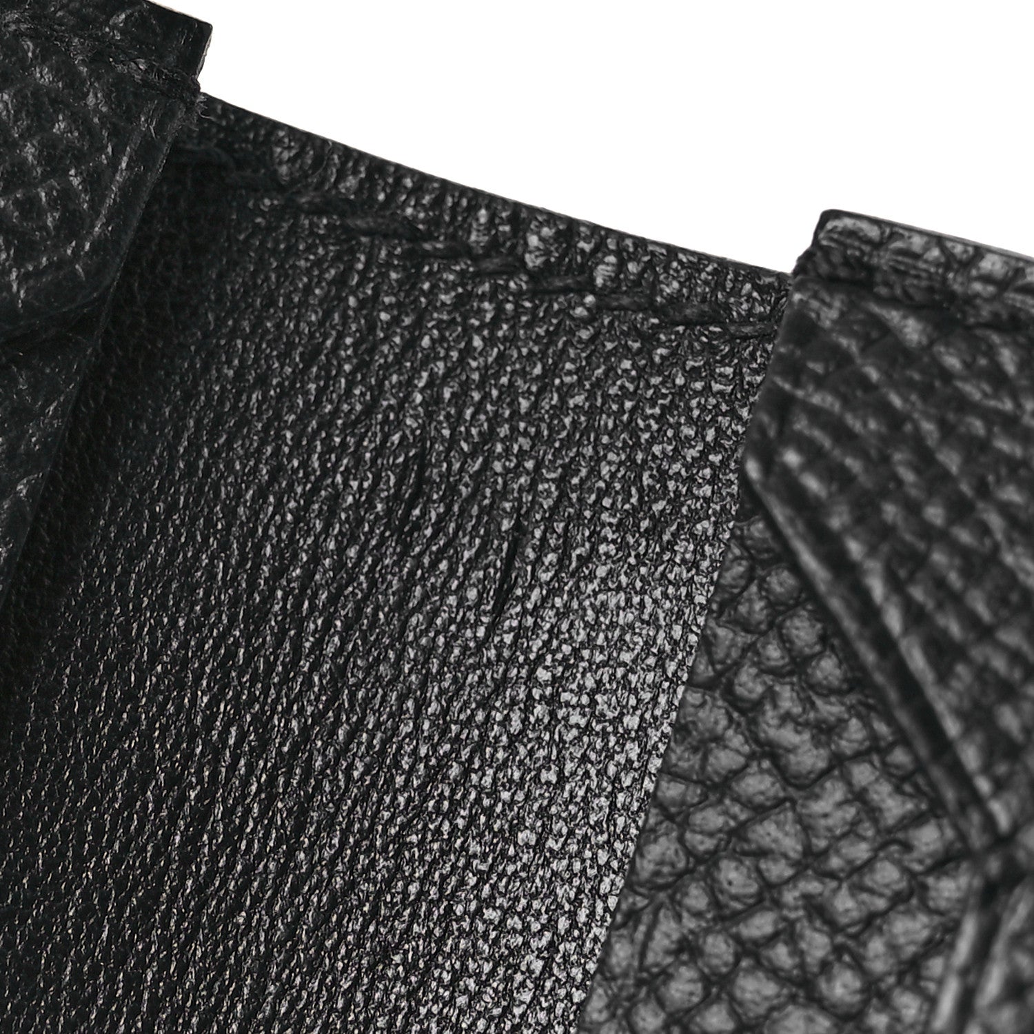 Hermes Epsom Monochrome Bearn Card Holder Wallet Black 10 of 11