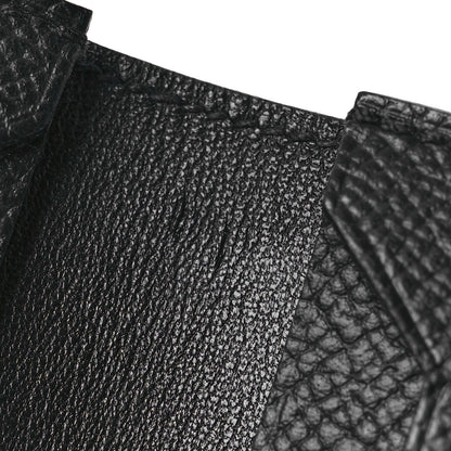 Hermes Epsom Monochrome Bearn Card Holder Wallet Black 10 of 11