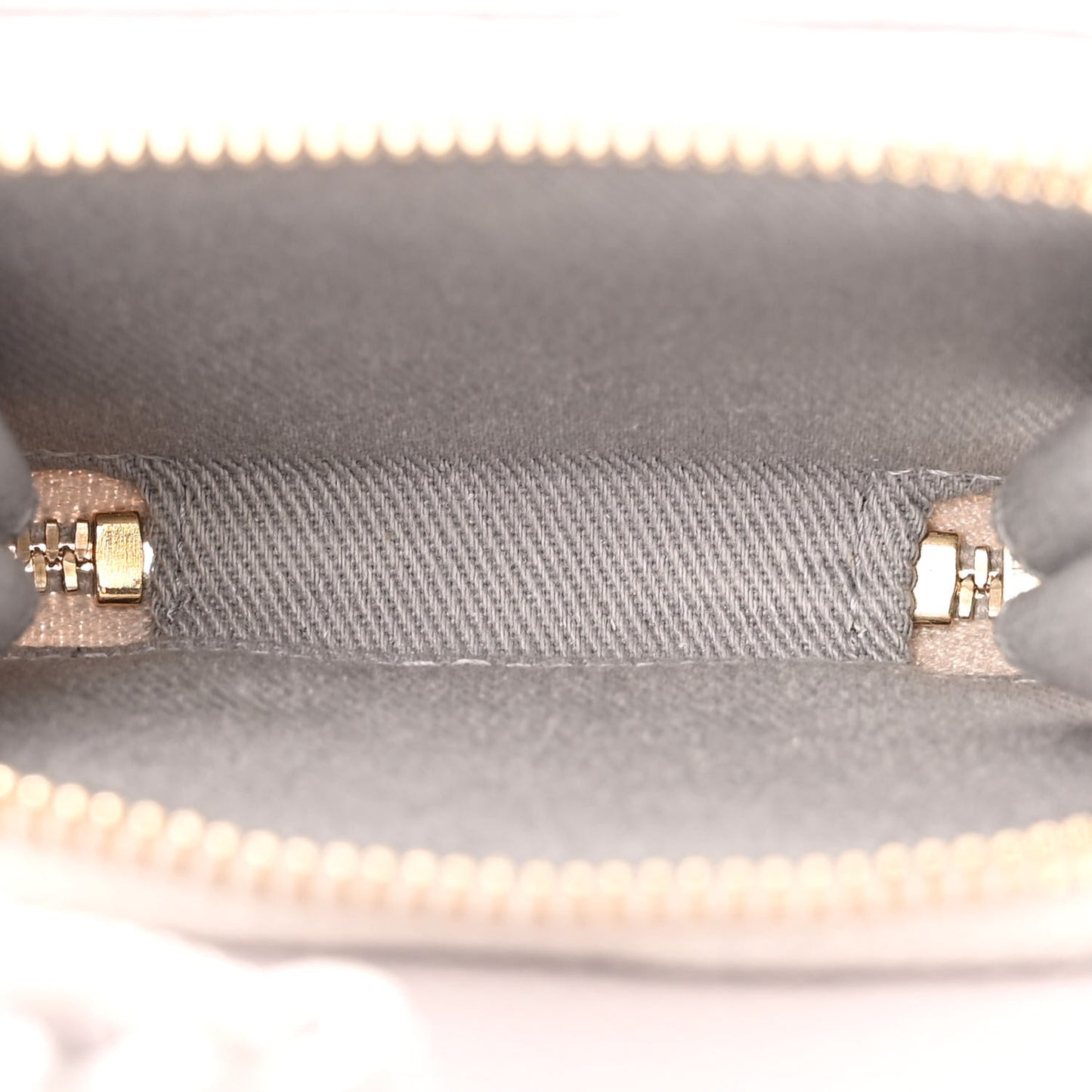 Caviar Quilted Mini CC Pocket Bucket Bag Grey