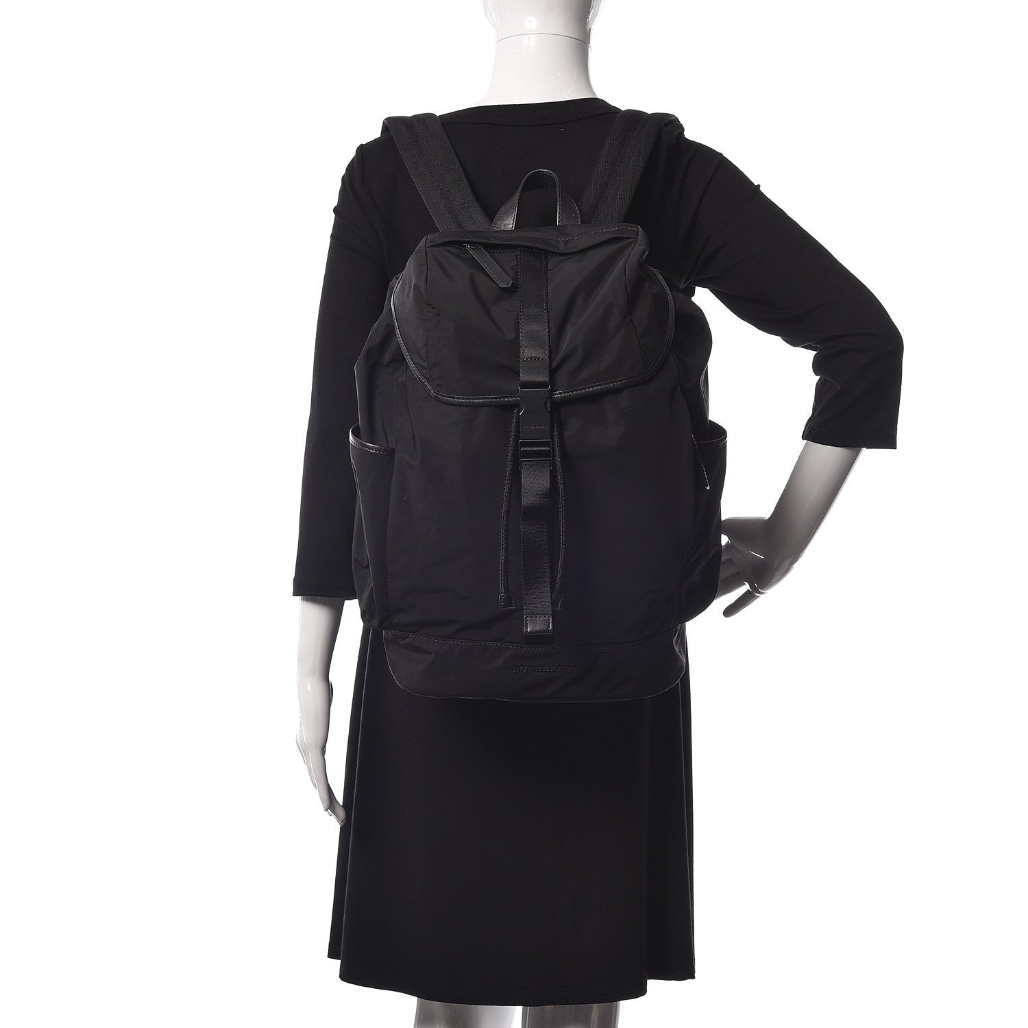 Burberry Nylon Drifton Backpack Black 2 of 12