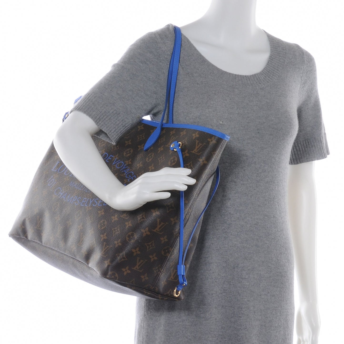 Monogram Articles de Voyage Ikat Neverfull GM Grand Blue