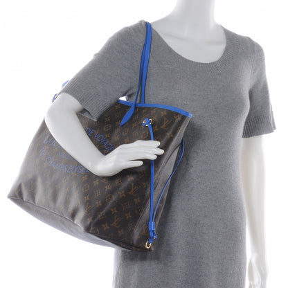 Louis Vuitton Monogram Articles de Voyage Ikat Neverfull GM Grand Blue 2 of 7